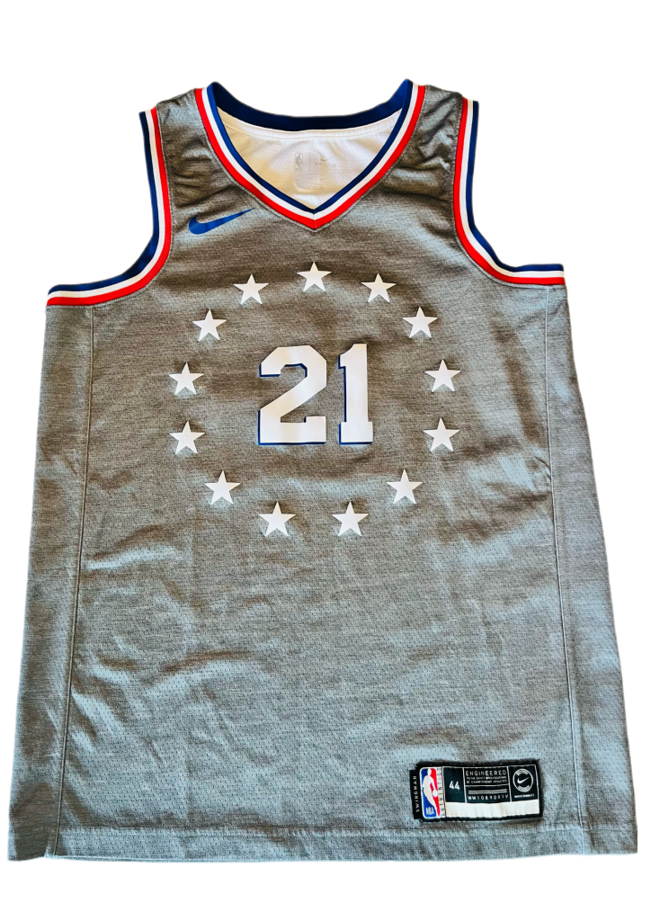 maillot joel embiid sixers 18 19 city edition